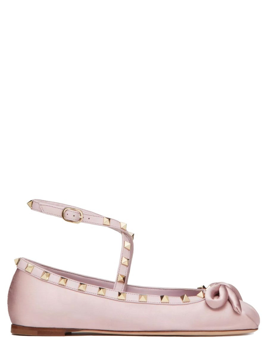 SATIN "ROCKSTUD" BALLERINA