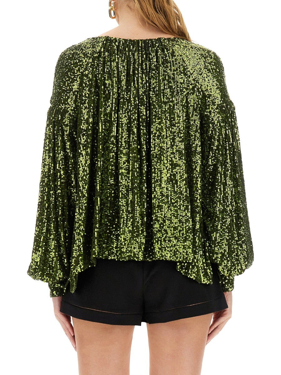 SEQUIN BLOUSE