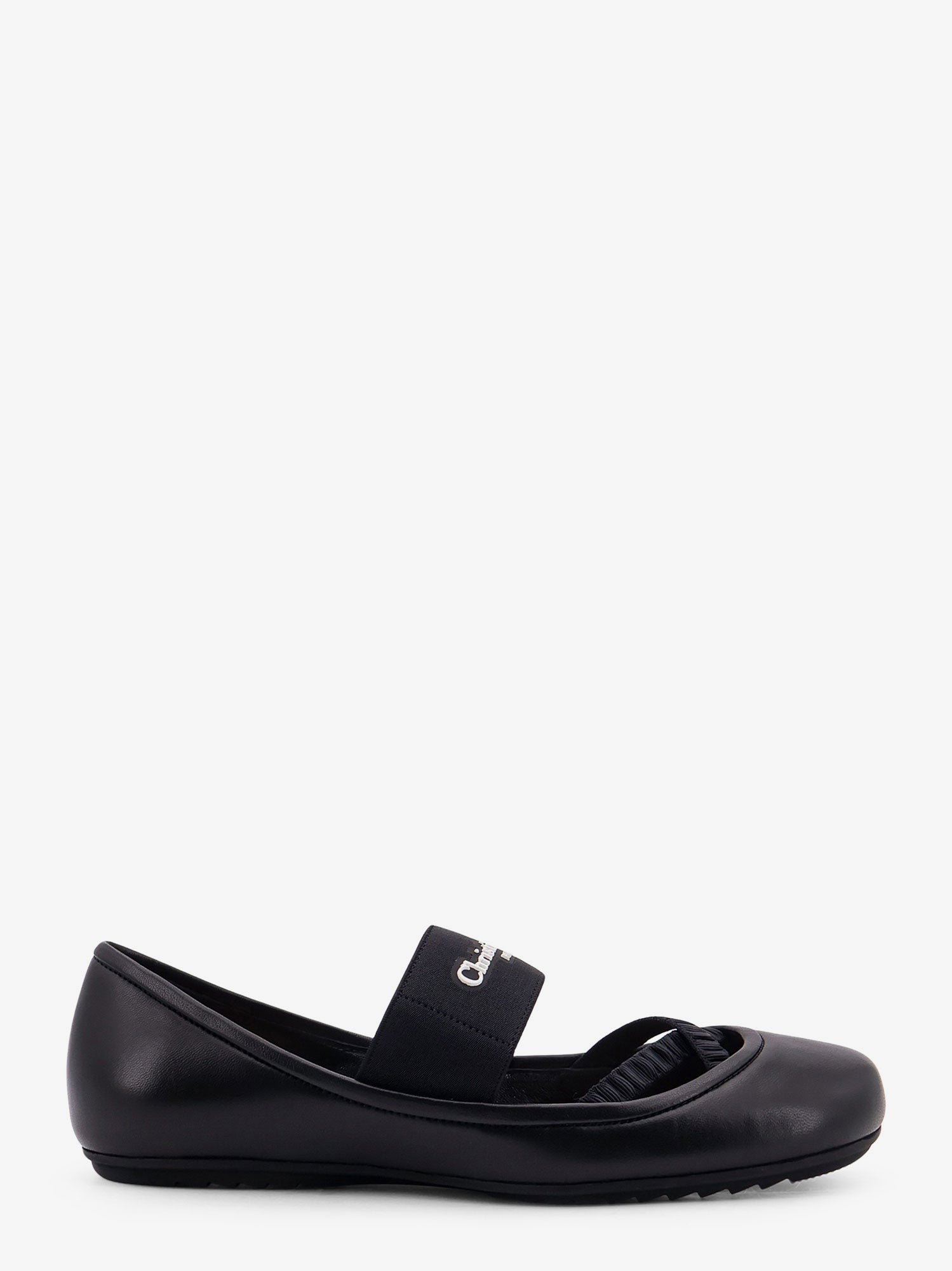 Shade leather ballerinas with elastic bands