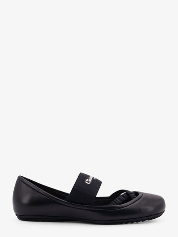 Shade leather ballerinas with elastic bands