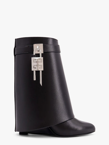 Sharklock leather ankle boots