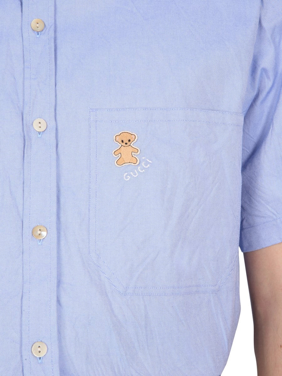 SHIRT WITH BEAR ON POCKET