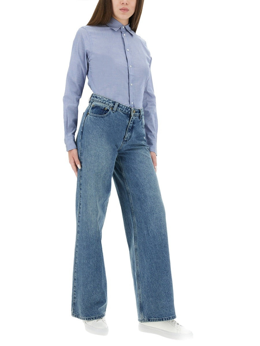 SHIRT WITH EMBROIDERED LOGO