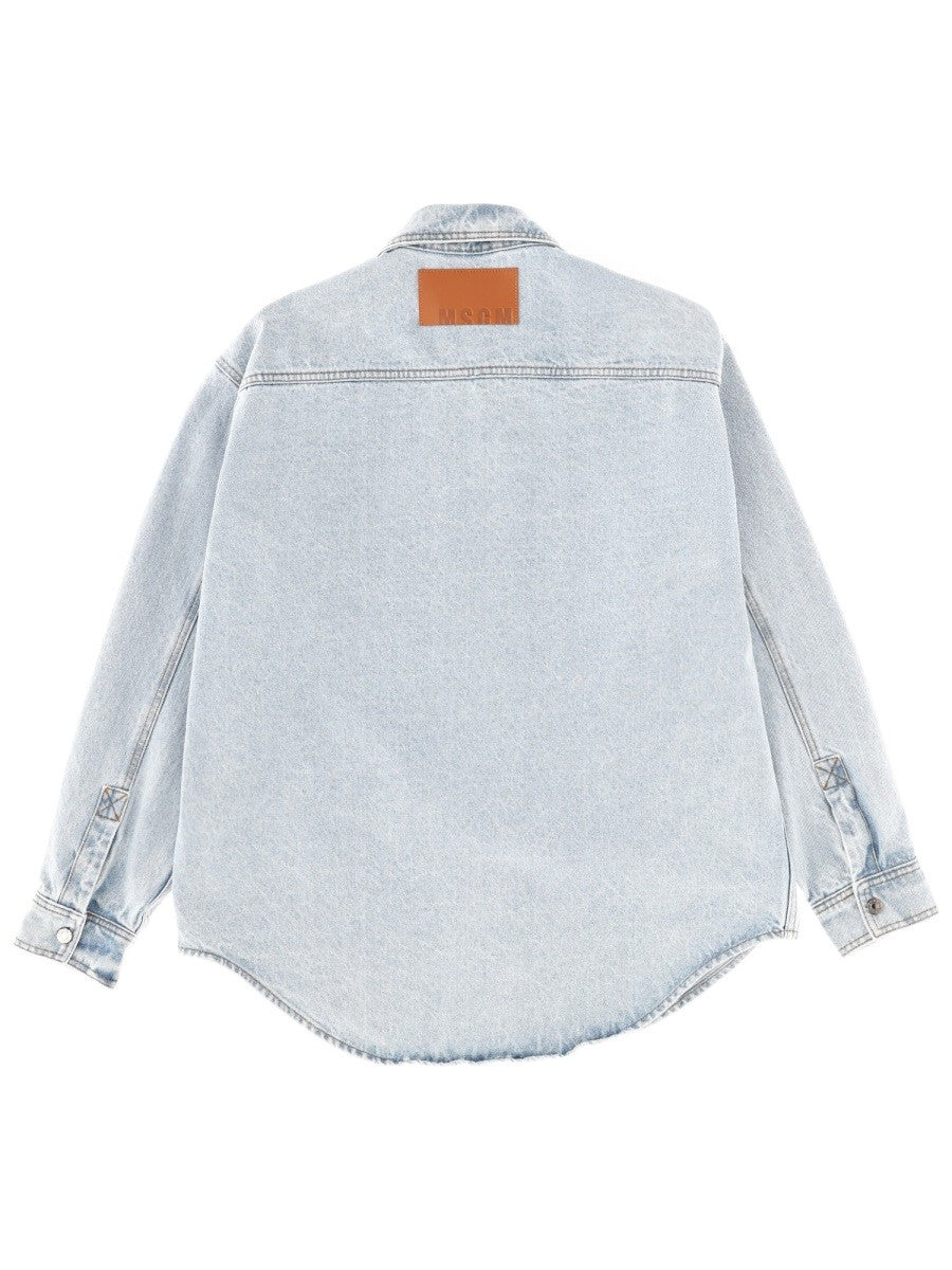 SHIRT WITH EMBROIDERED LOGO