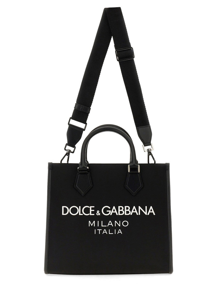 SHOPPING BAG WITH LOGO