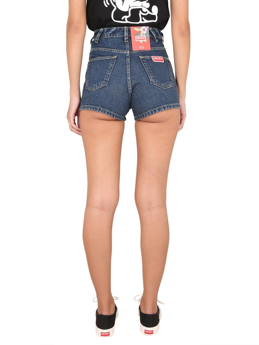 SHORT IN DENIM