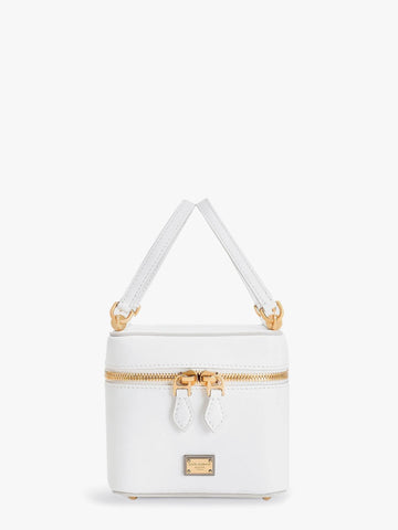 Sicily leather handbag with iconic logo plate