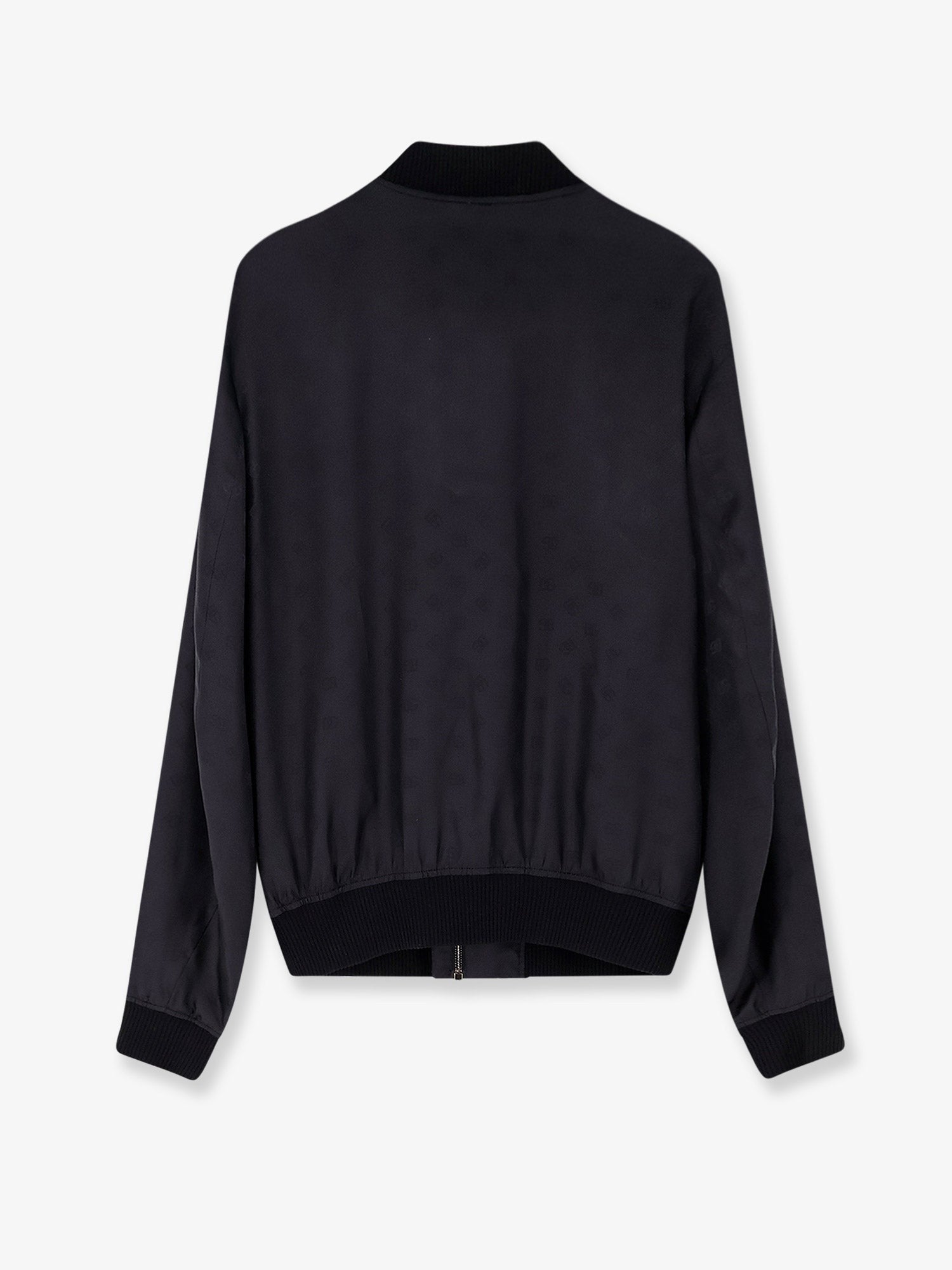 Silk jacket with all-over DG print