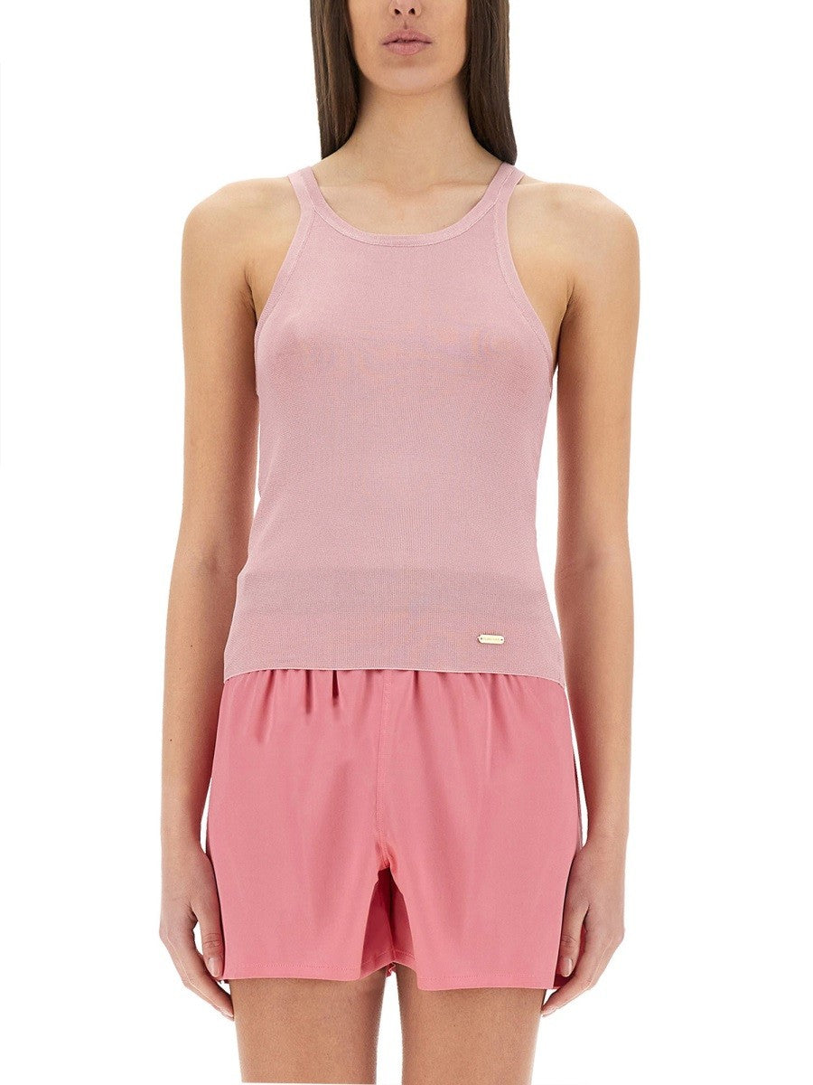 SILK KNIT TANK TOP