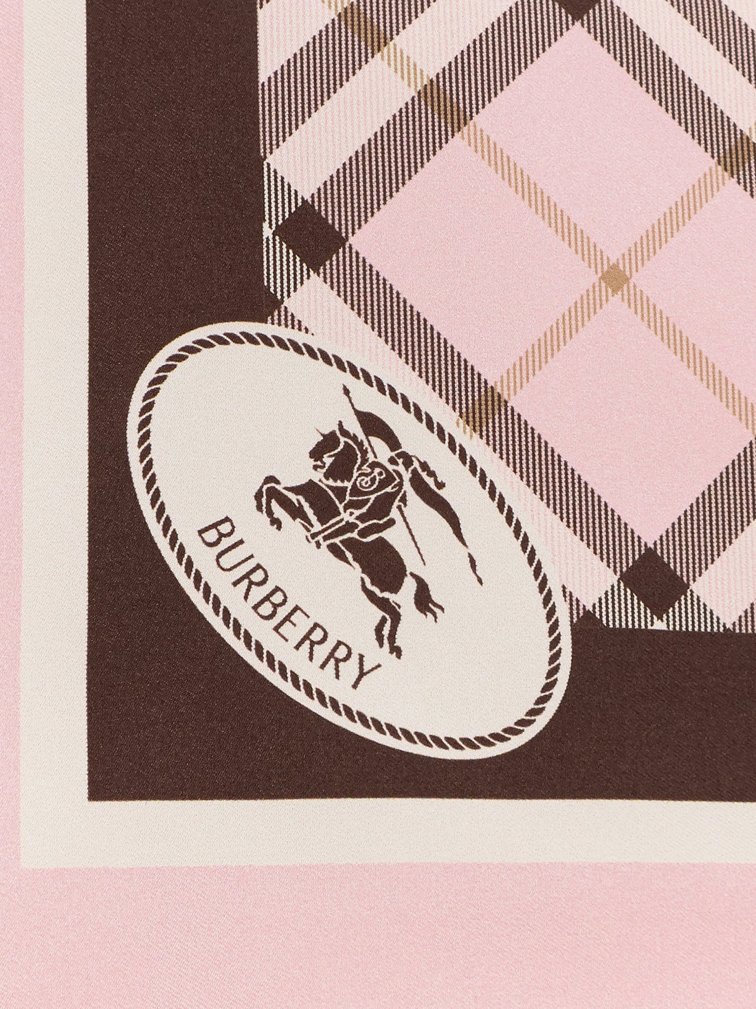Silk scarf with Burberry Check motif