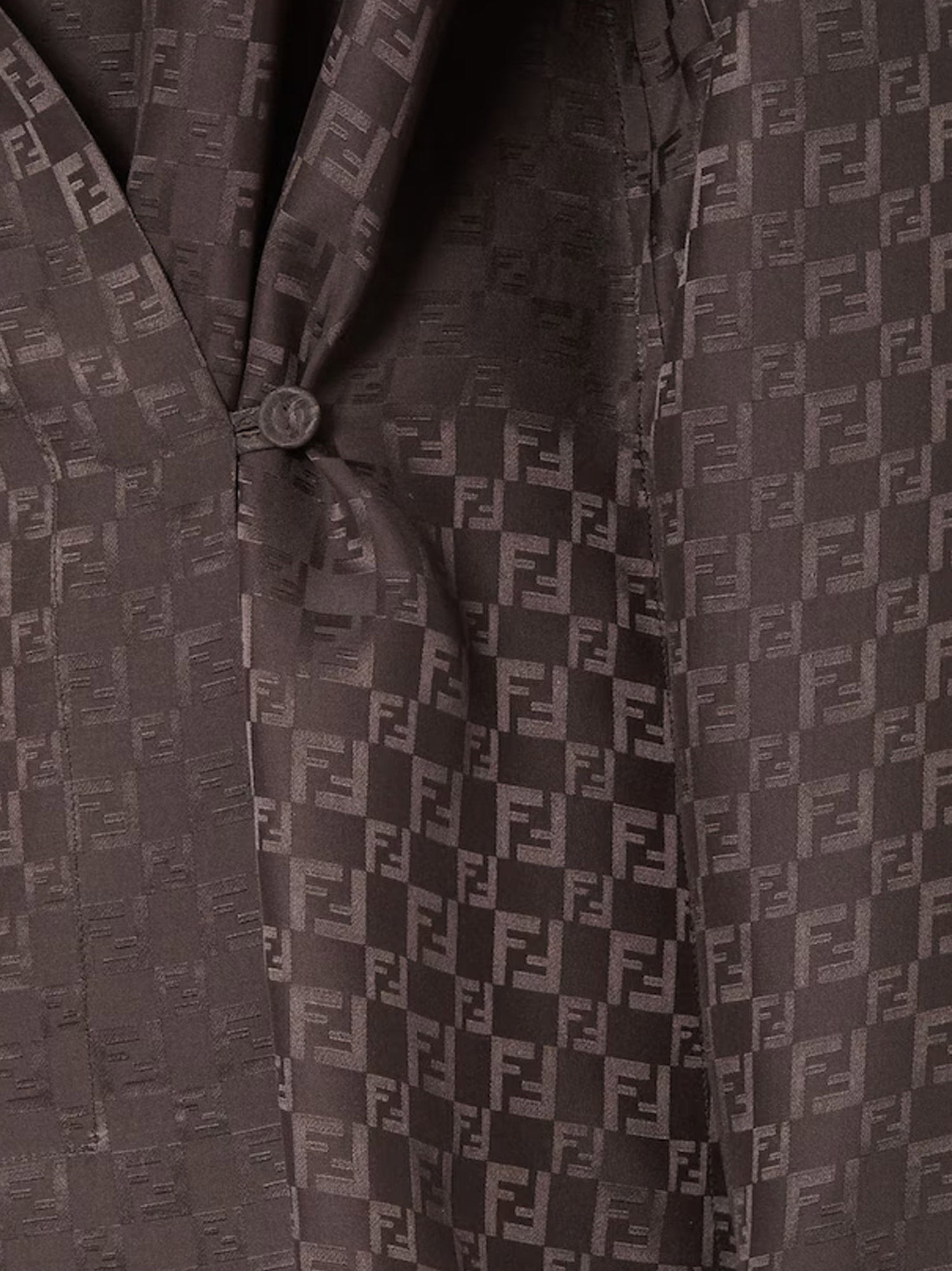 Silk shirt with FF motif