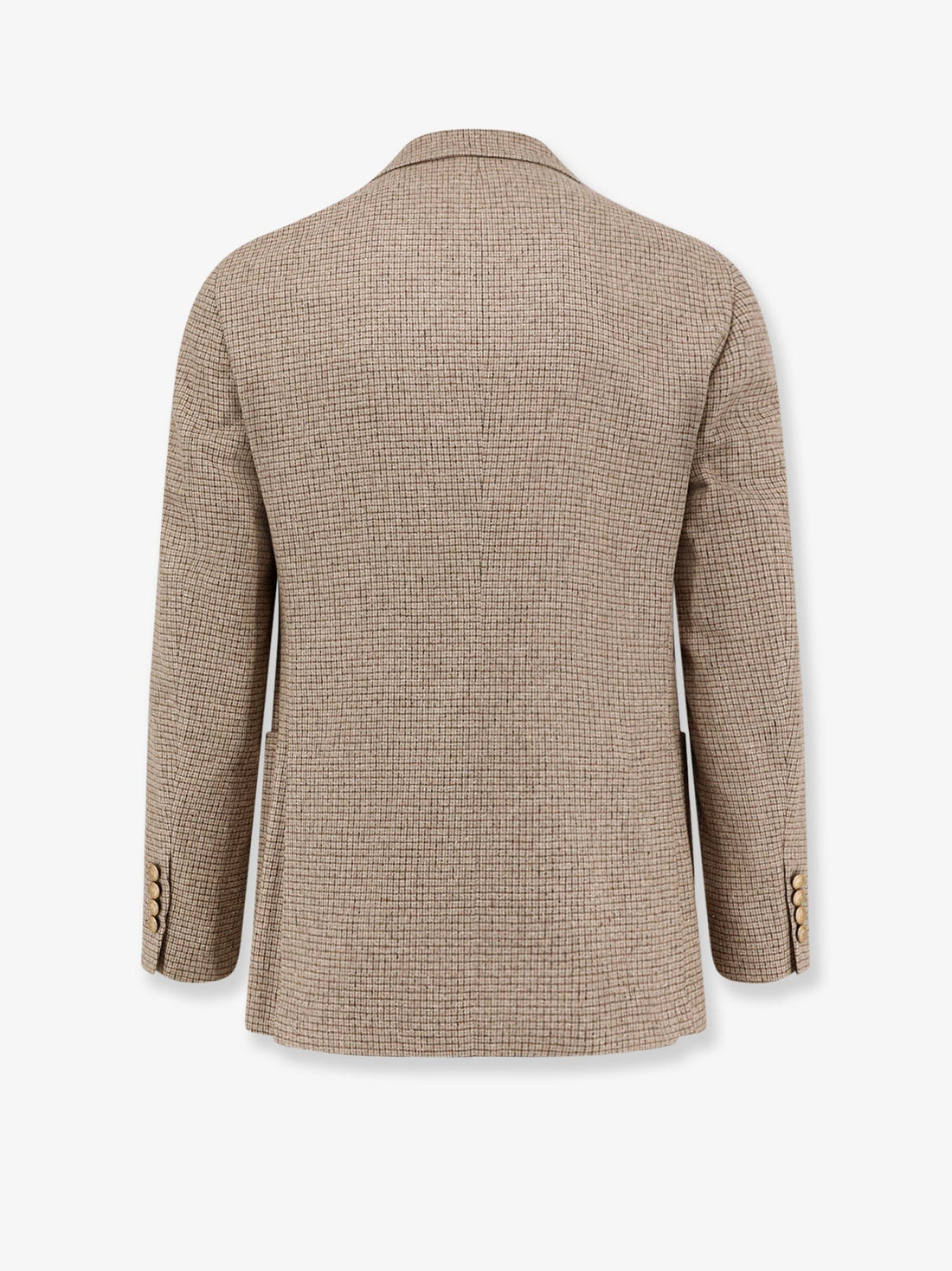 Silk, wool and cashmere double-breasted blazer