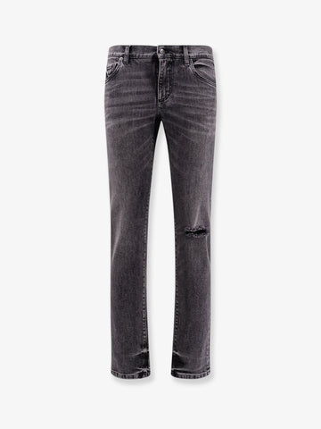 Skinny grey denim jeans