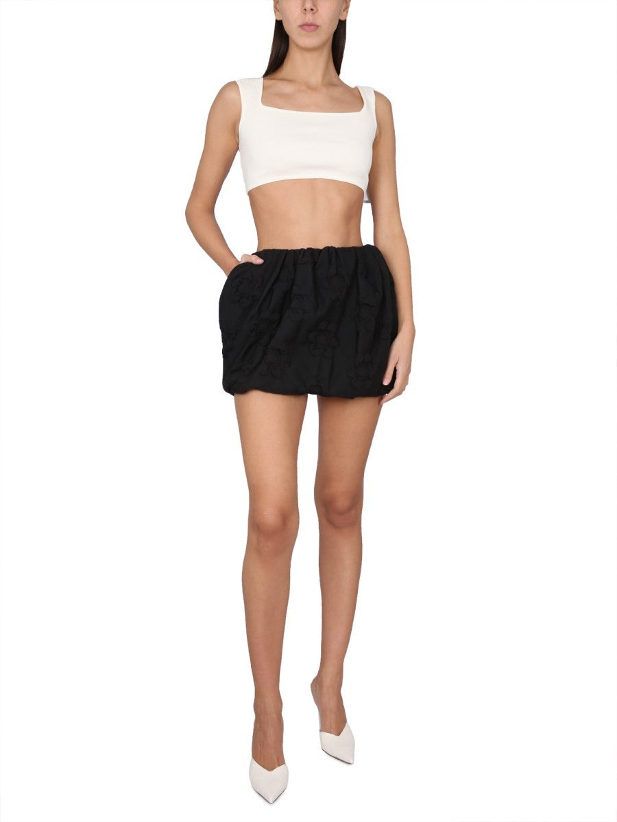 SKIRT WITH FLORAL PATTERN