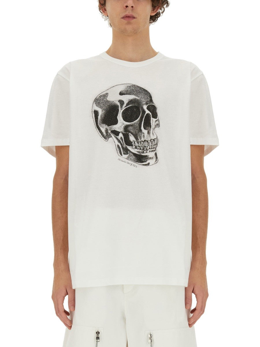 SKULL PRINT T-SHIRT