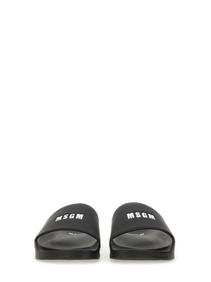 SLIDE SANDAL WITH LOGO
