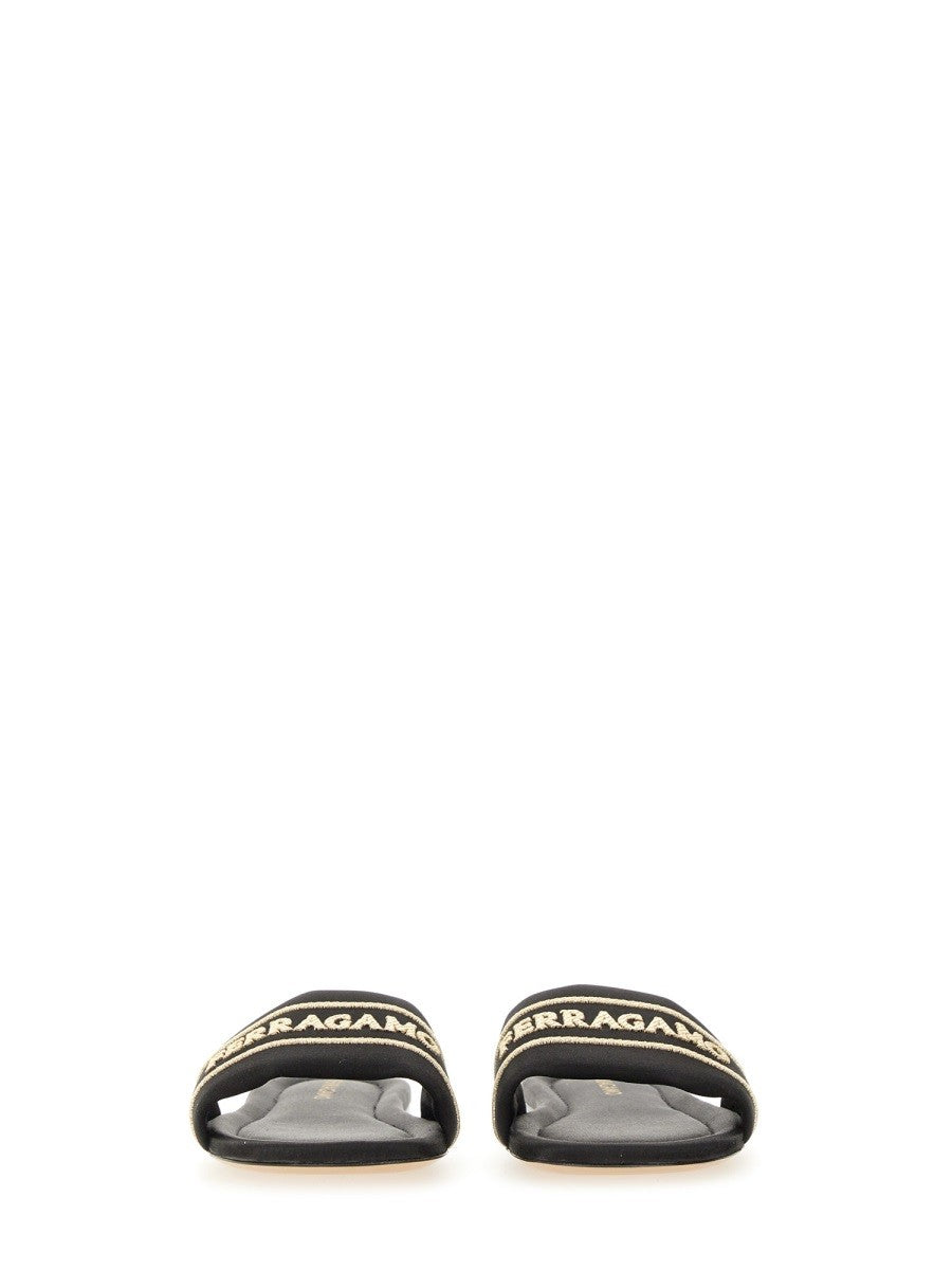 SLIDE SANDAL WITH LOGO