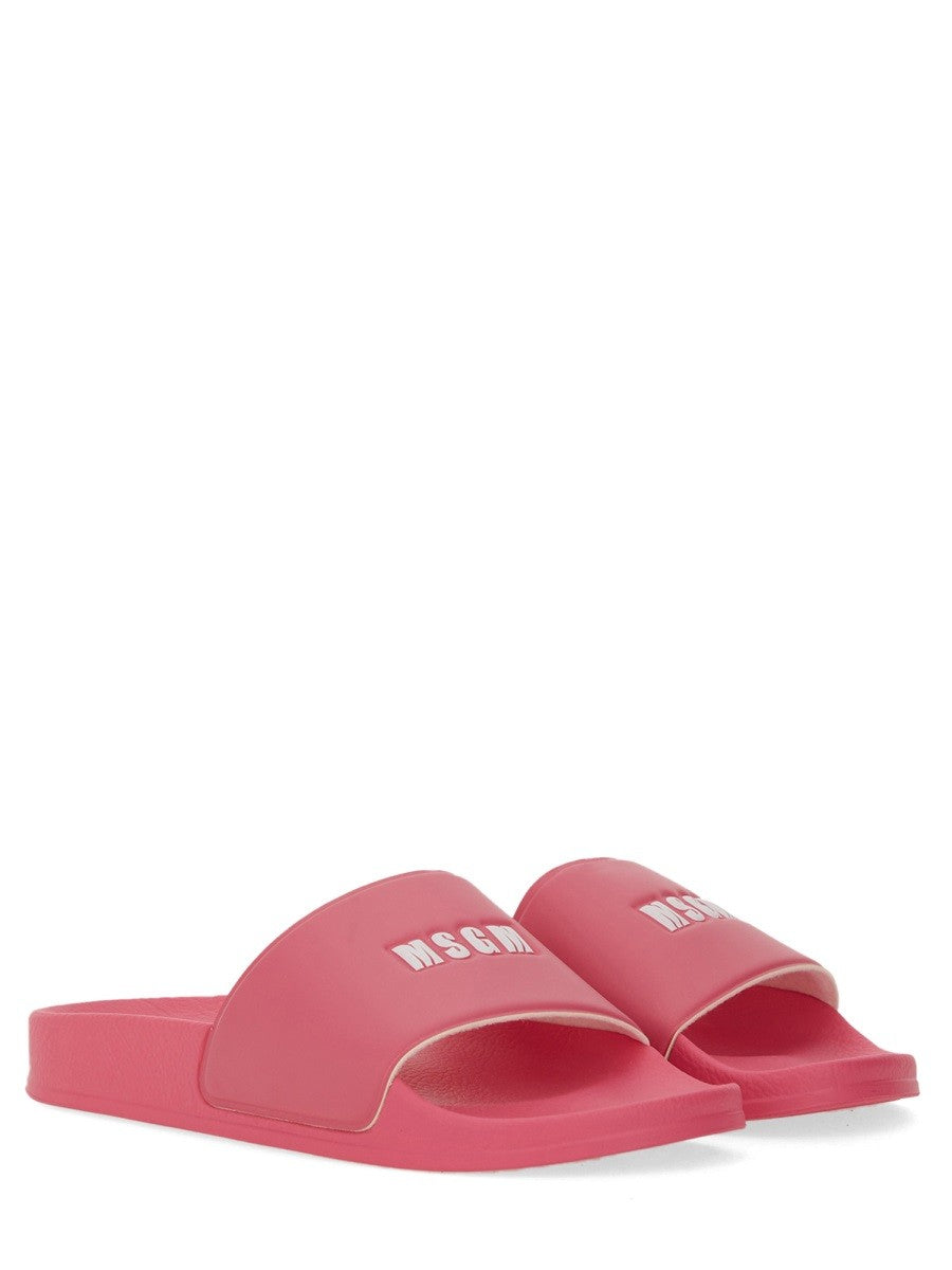 SLIDE SANDAL WITH LOGO