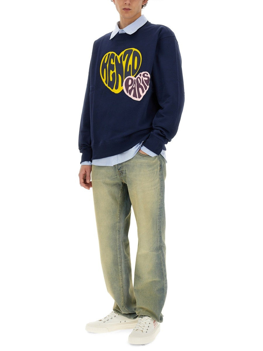 SLIM BARA JEANS 'KENZO DRAWN VARSITY'