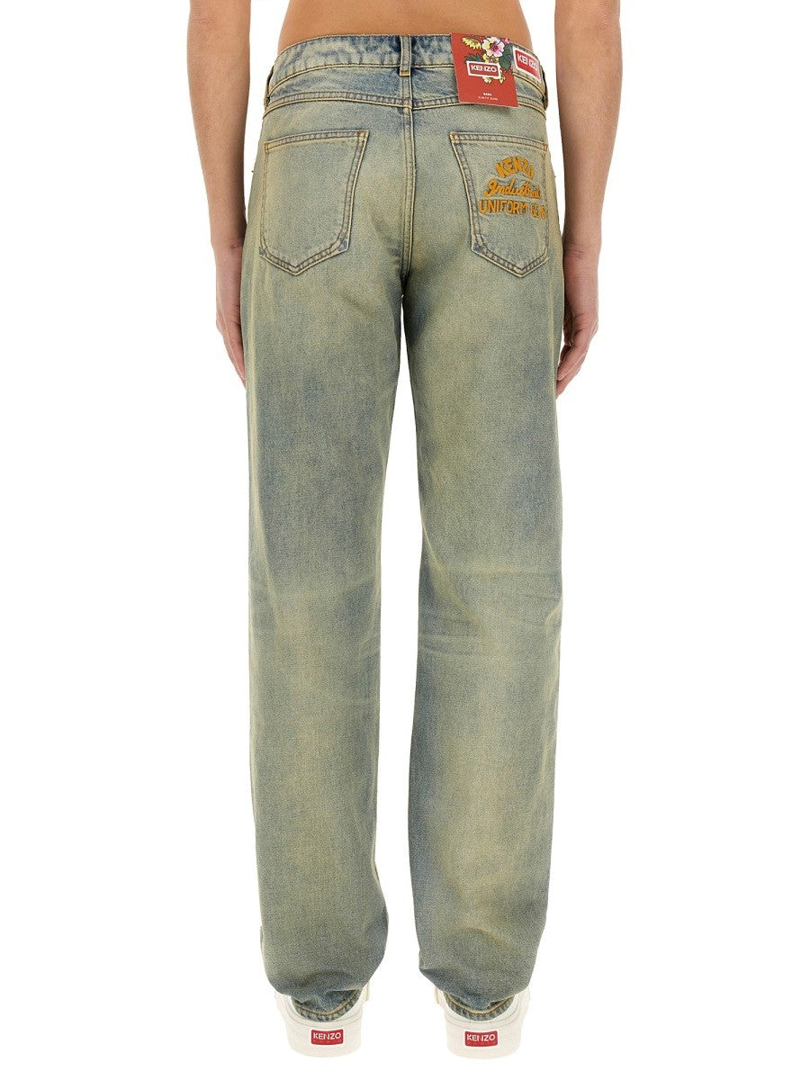 SLIM BARA JEANS 'KENZO DRAWN VARSITY'