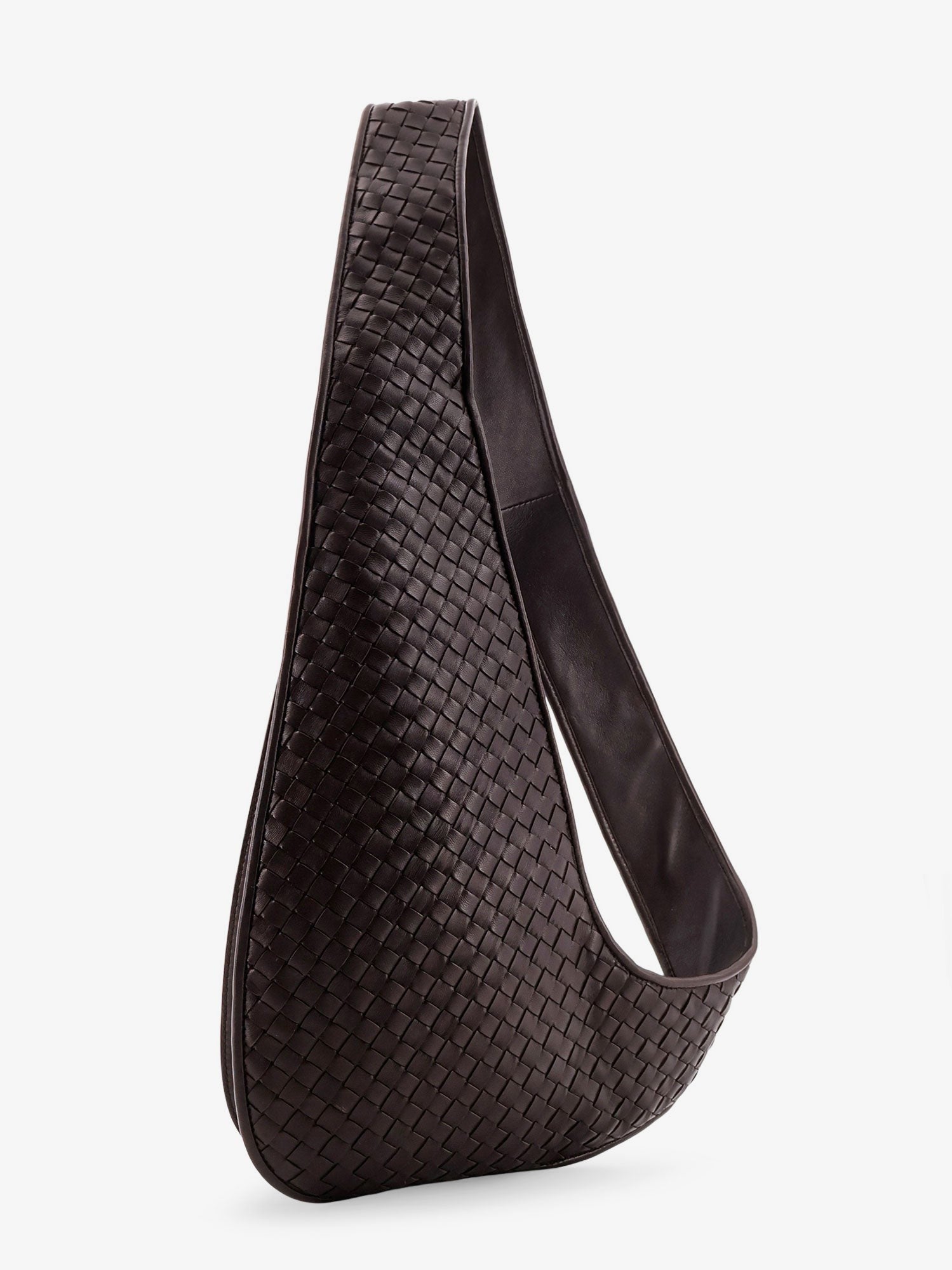 Sling Veneto Intrecciato leather crossbody bag