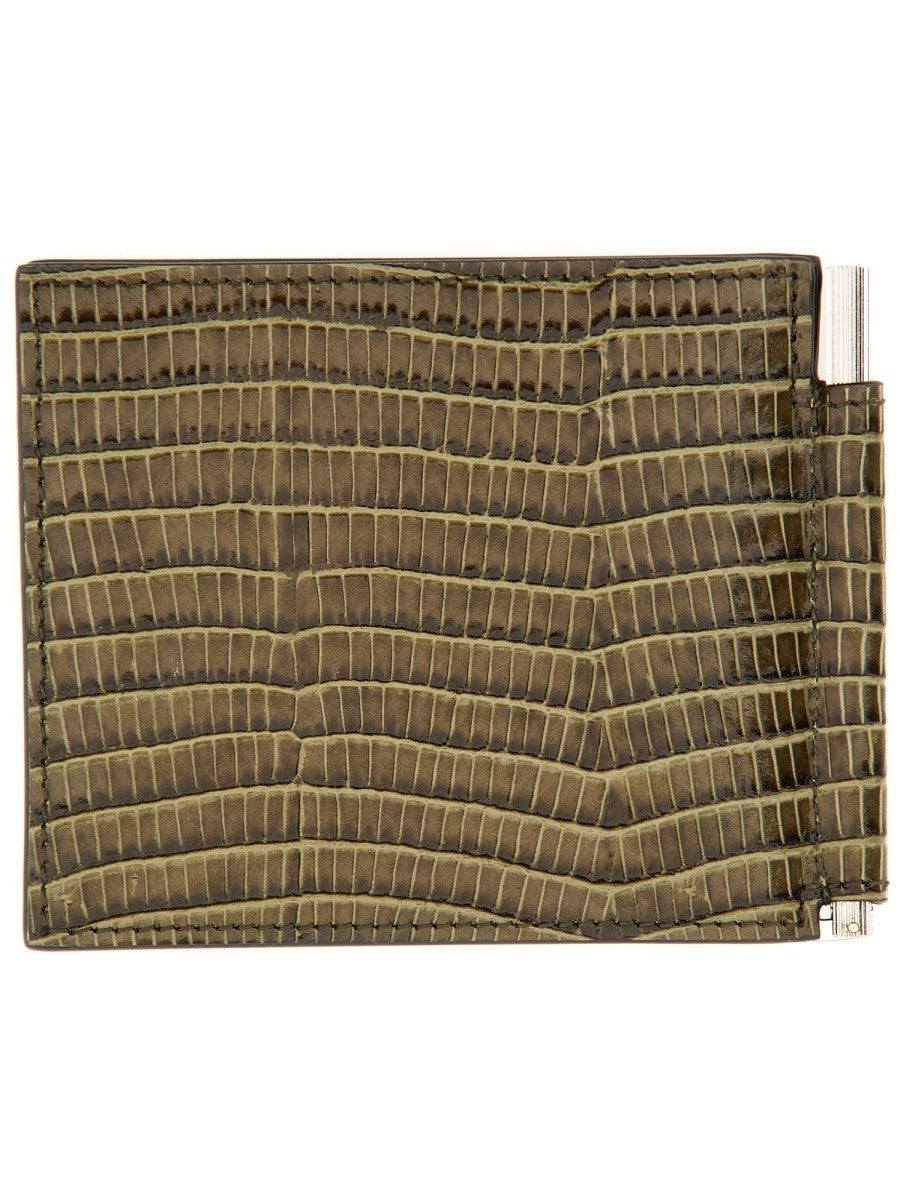 SMALL LEATHER MONEY CLIP WALLET