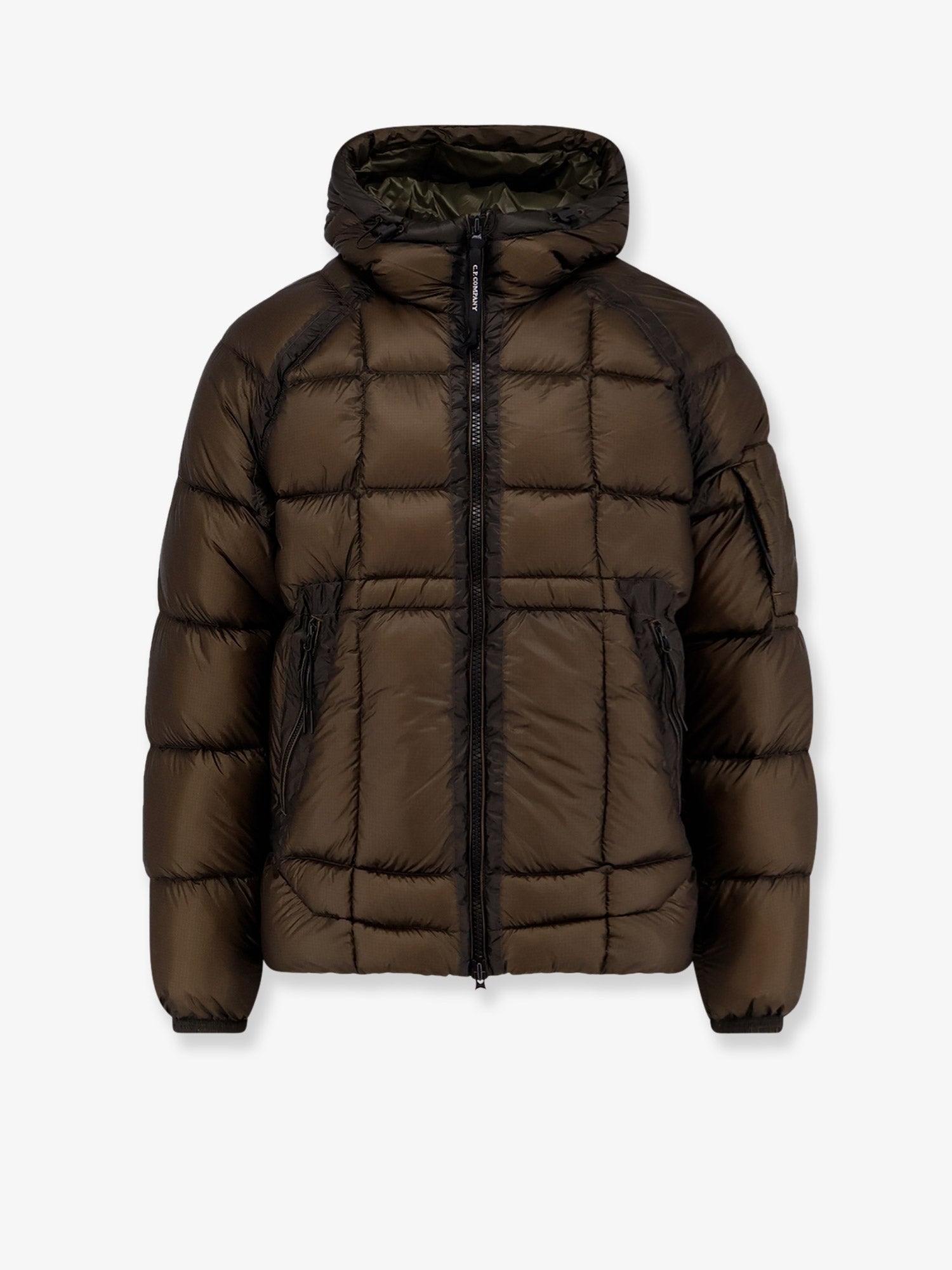 Soft shell nylon down jacket