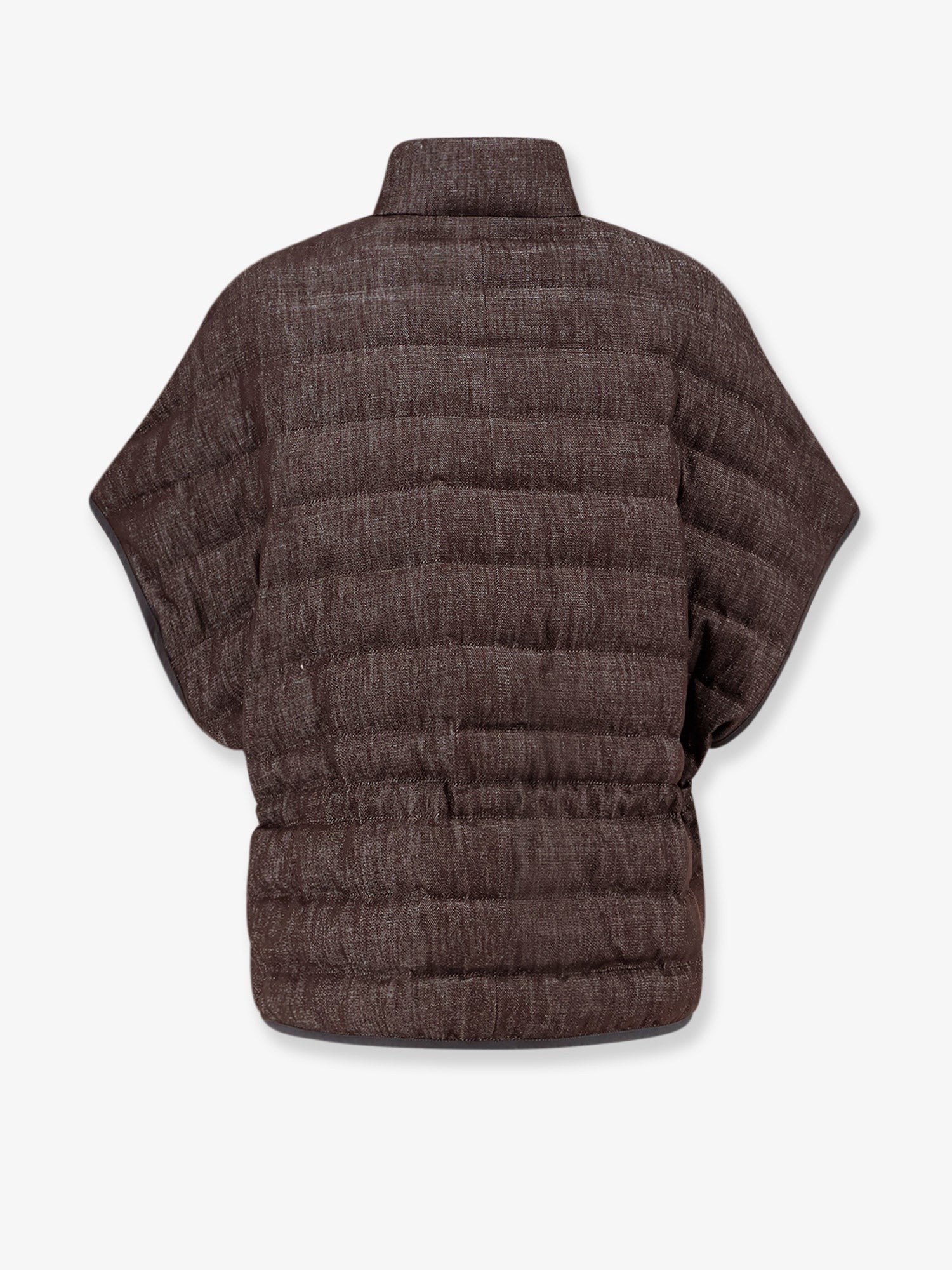 Sparkling down jacket with Monili detail