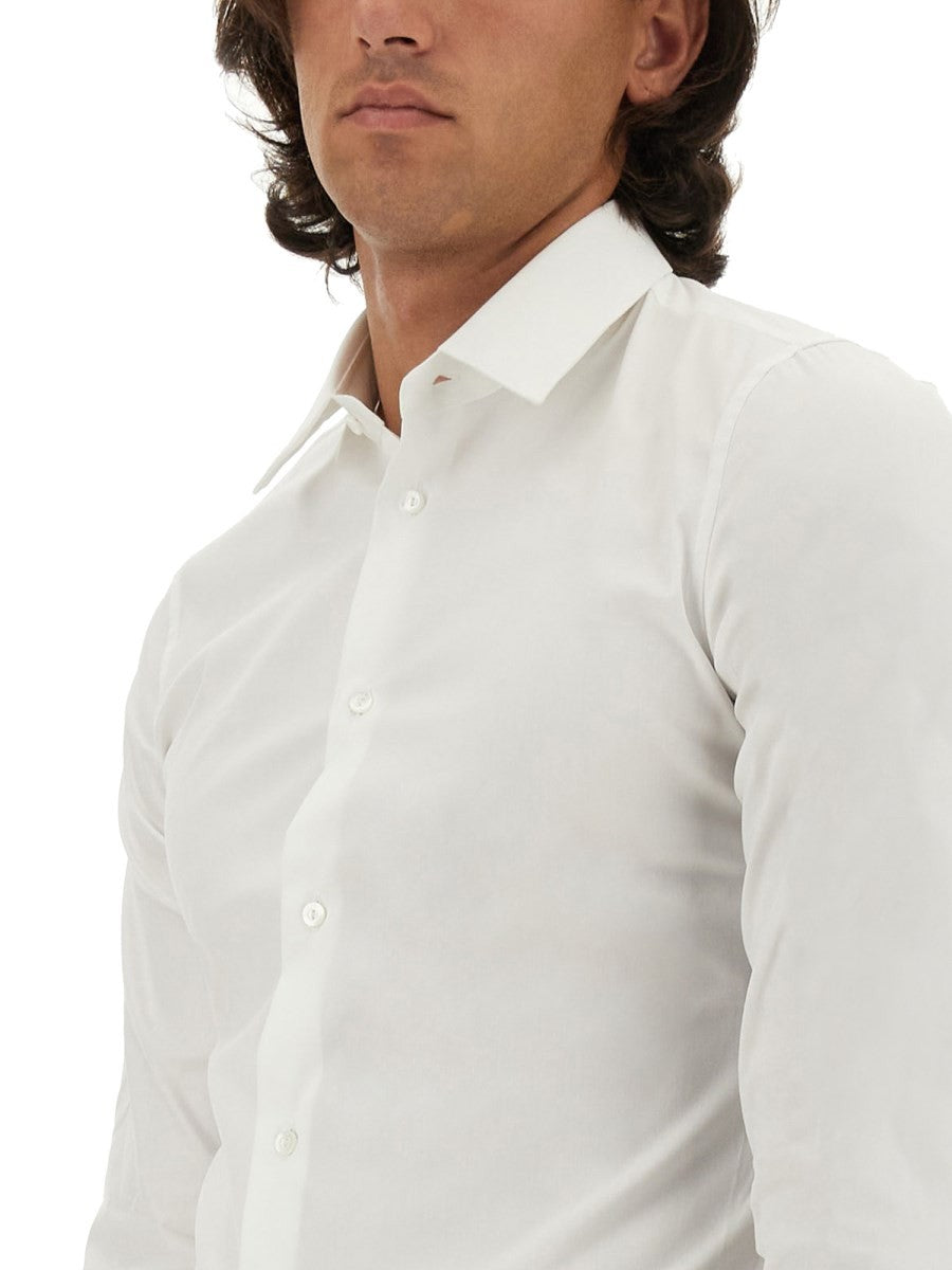 STRETCH COTTON POPLIN SHIRT