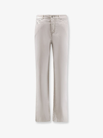 Stretch cotton trousers