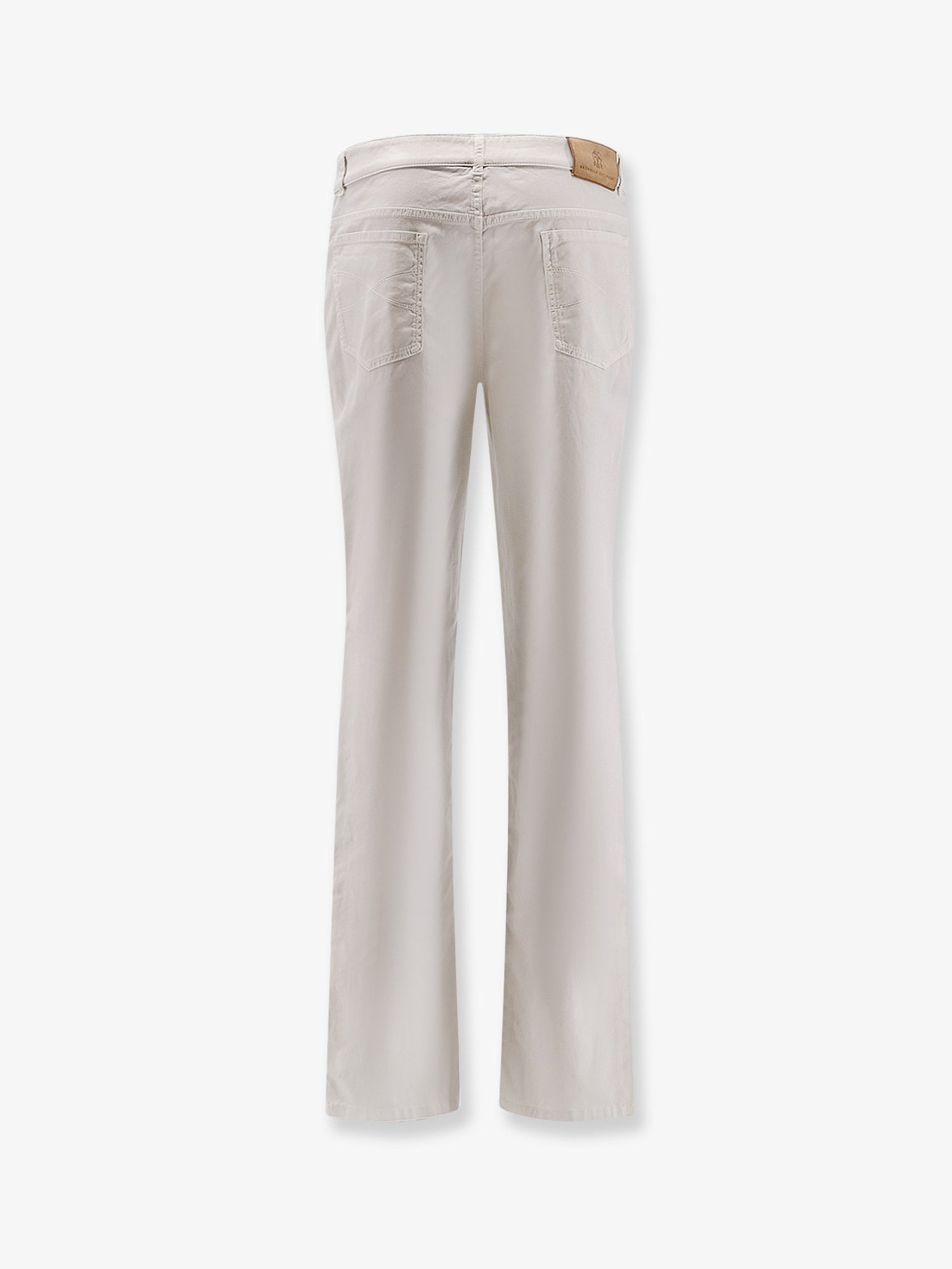 Stretch cotton trousers