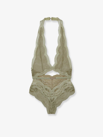 Stretch tulle bodysuit