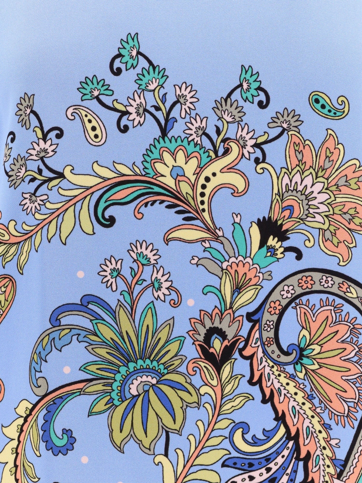 Stretch viscose dress with iconic print