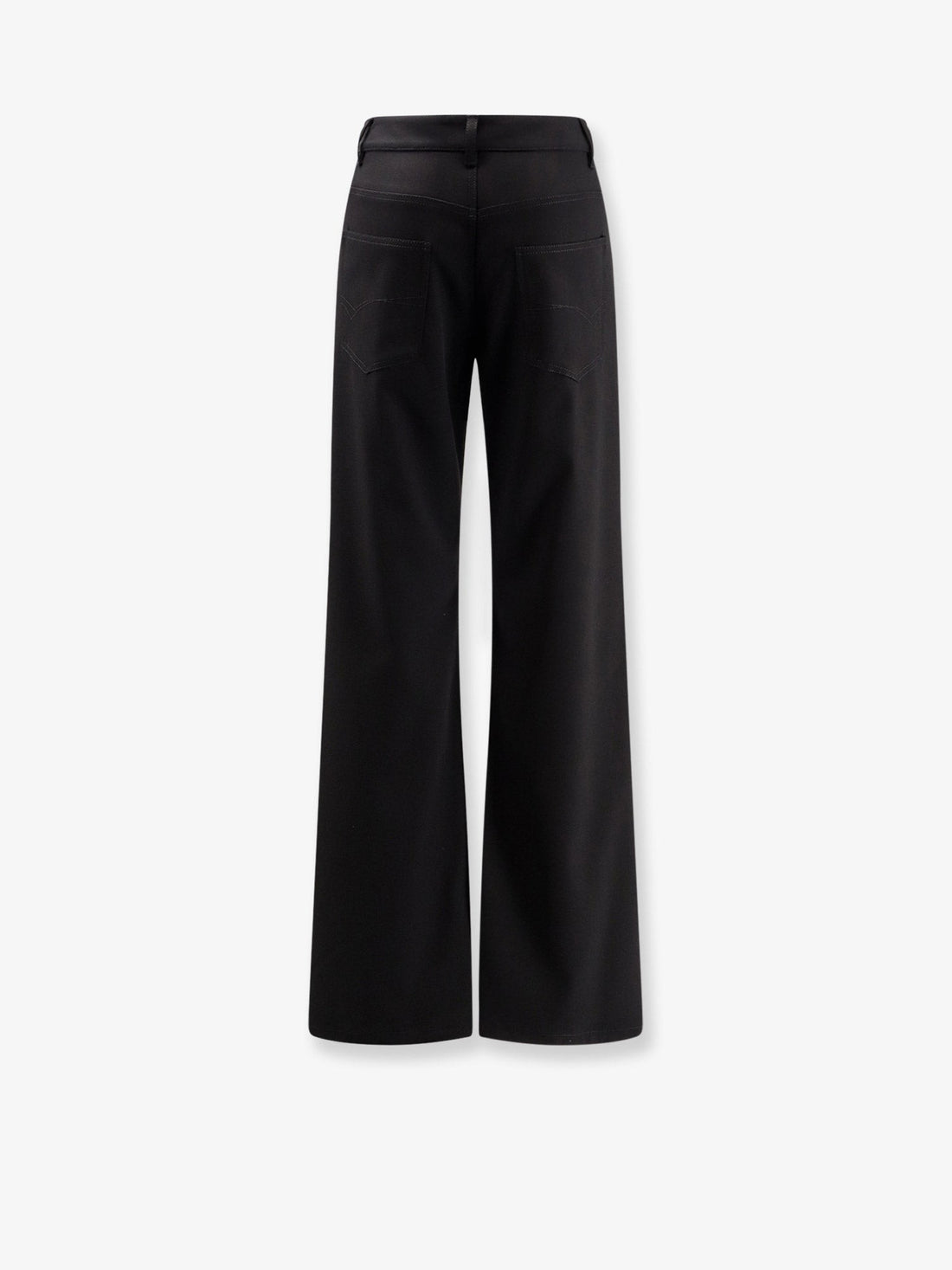 Stretch wool trousers