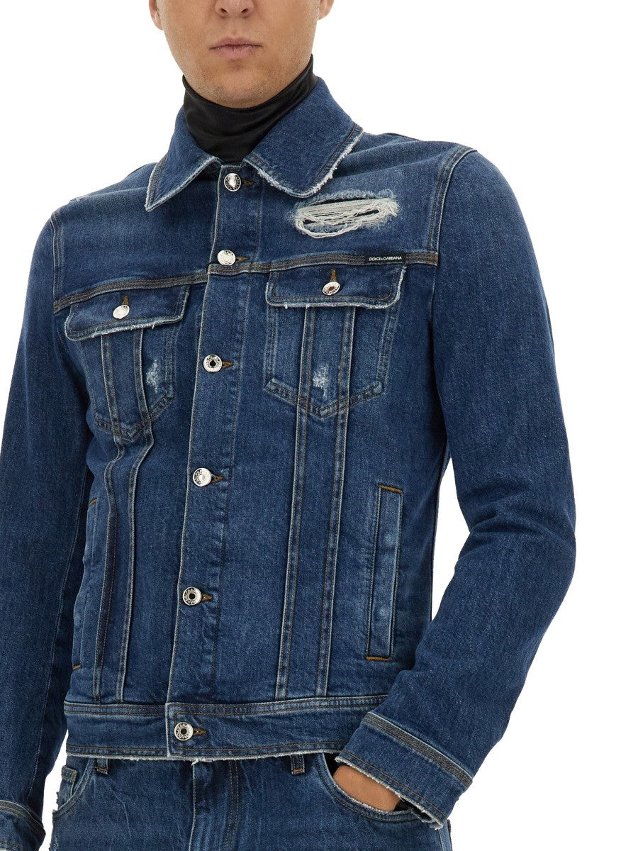 STRETHC DENIM JACKET