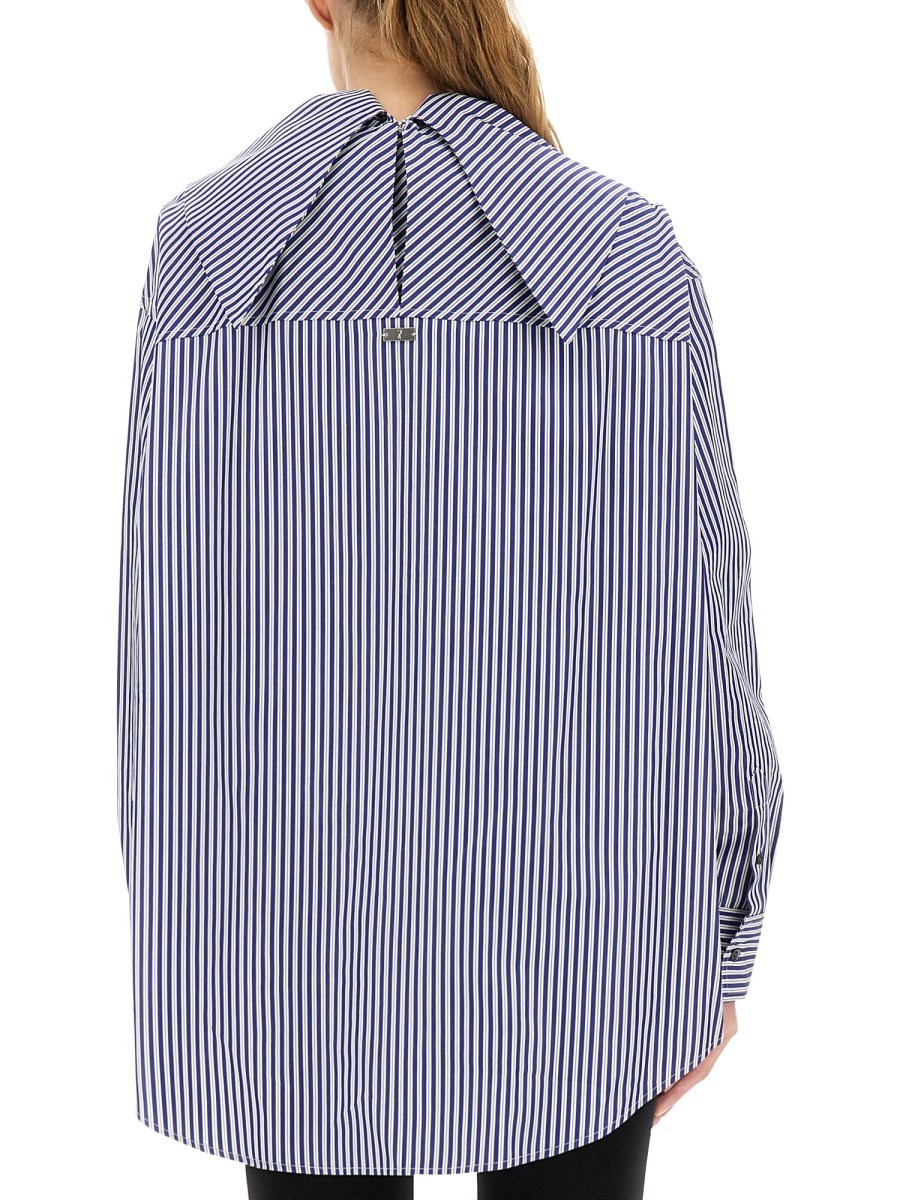 STRIPED BANDANA BLOUSE Unisex