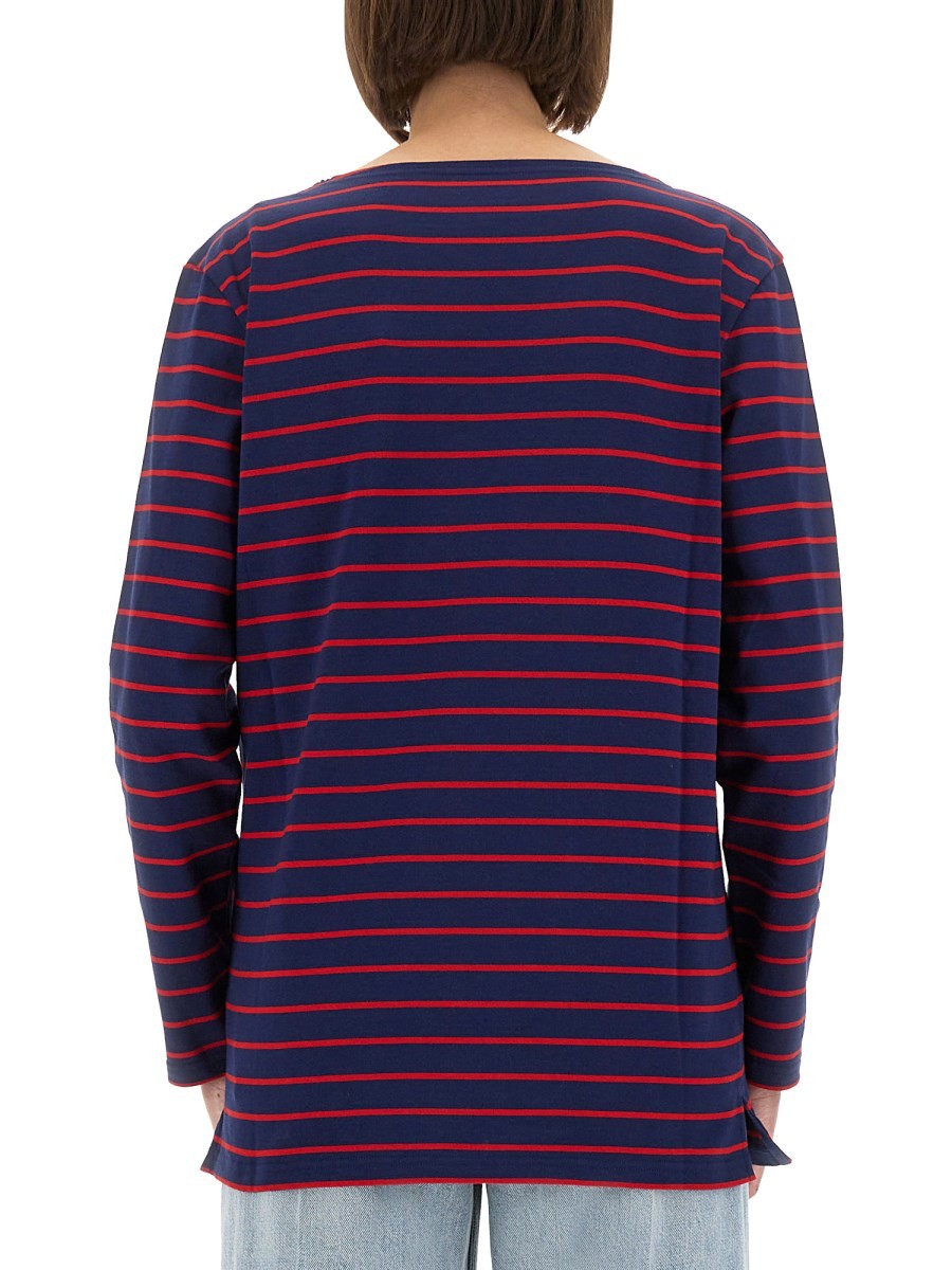 STRIPED COTTON JERSEY T-SHIRT
