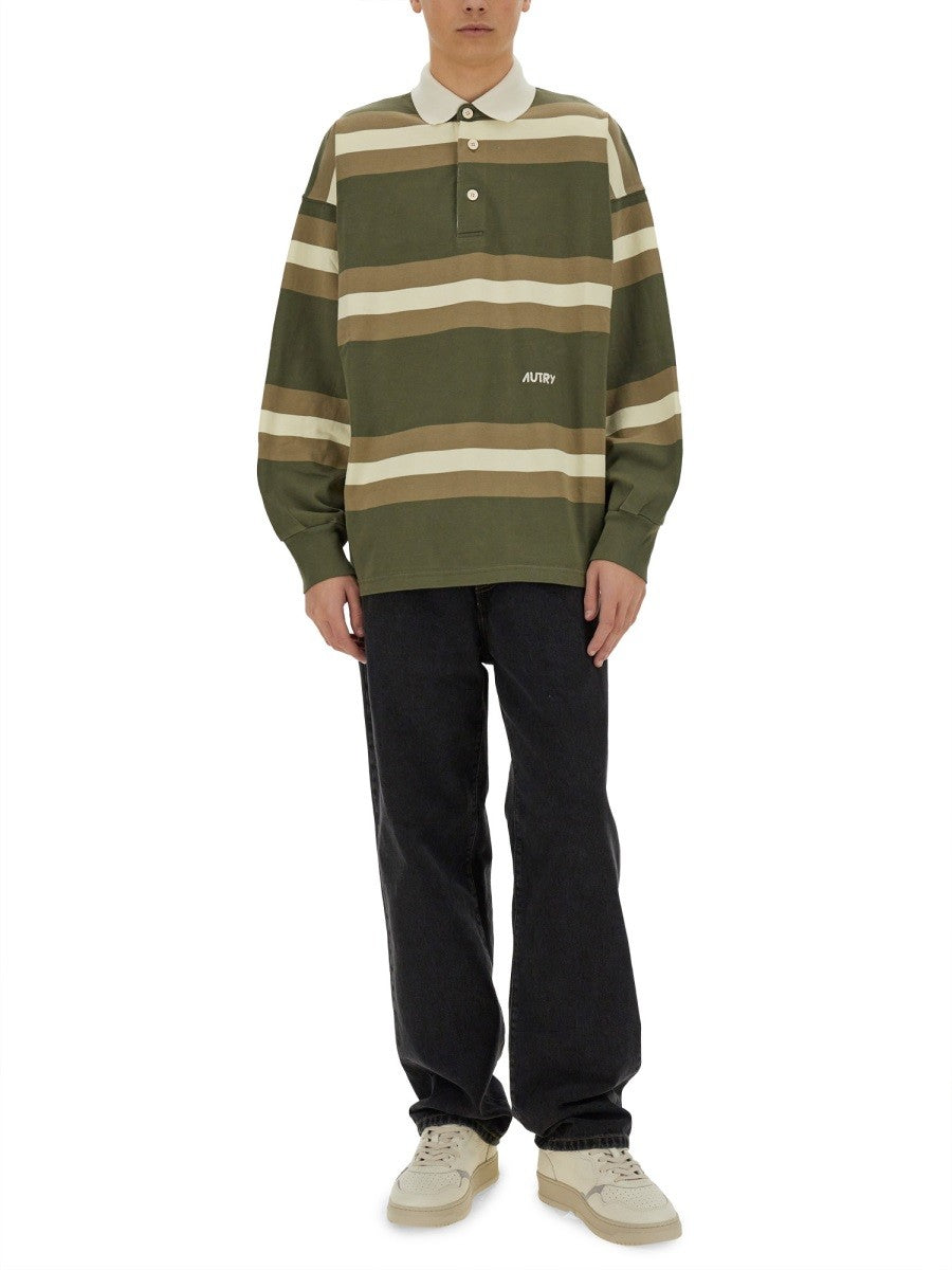 STRIPED POLO. Unisex