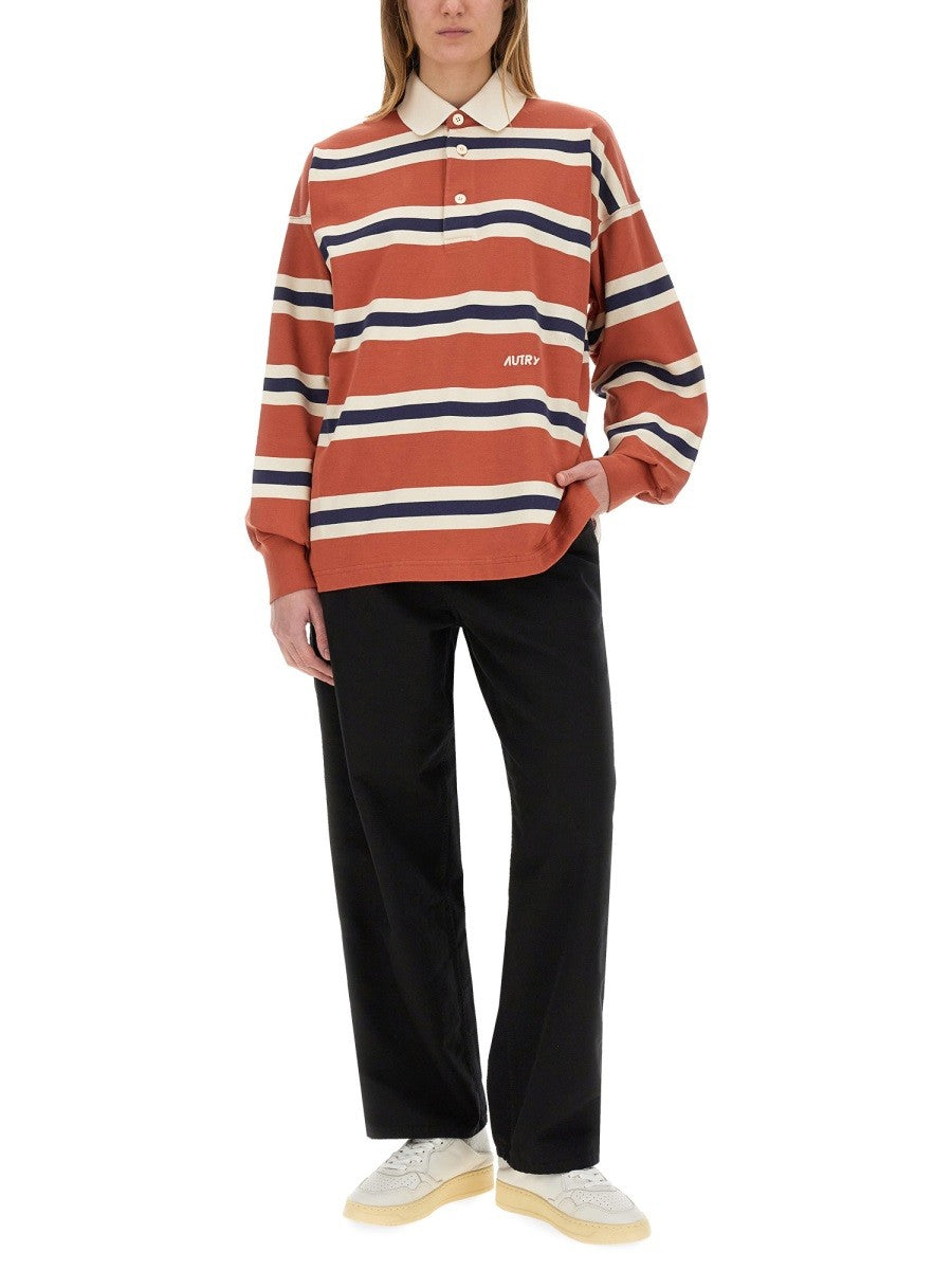 STRIPED RUGBY POLO SHIRT Unisex