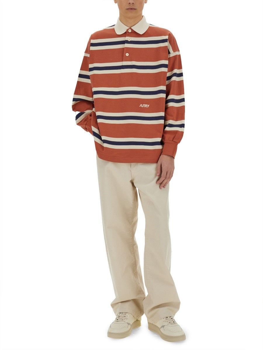 STRIPED RUGBY POLO SHIRT Unisex