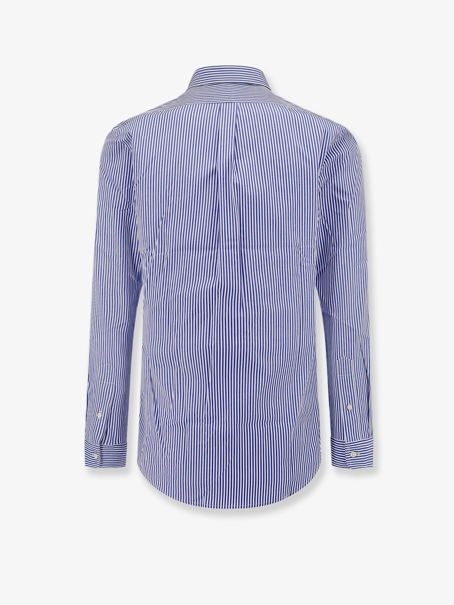 Striped stretch cotton shirt
