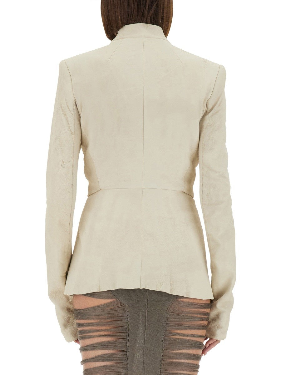 STRUCTURED LEATHER JACKET