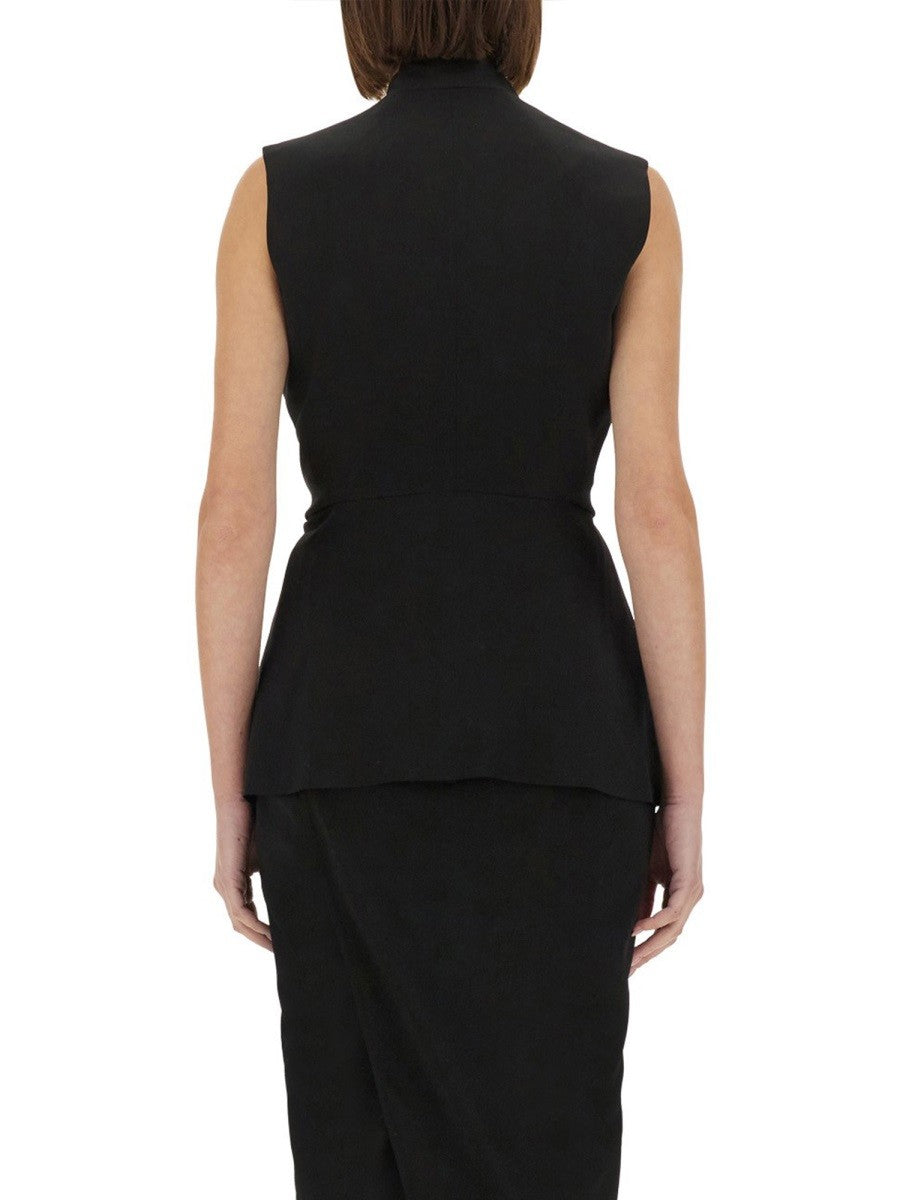 STRUCTURED SLEEVELESS JACKET