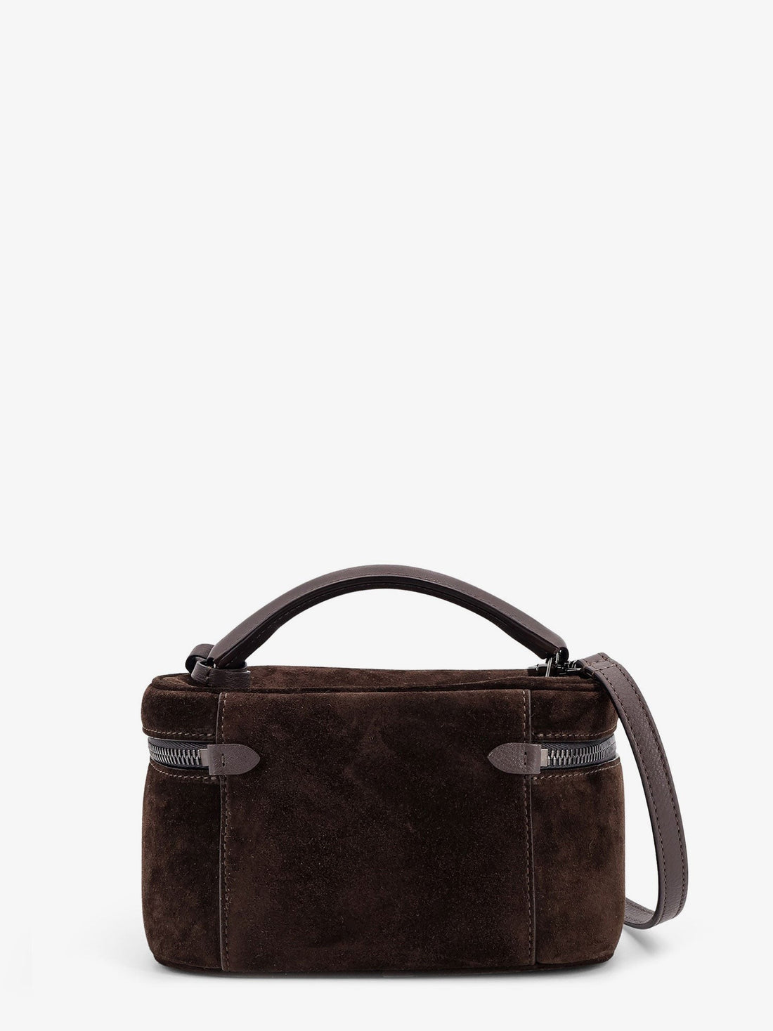 Suede shoulder bag