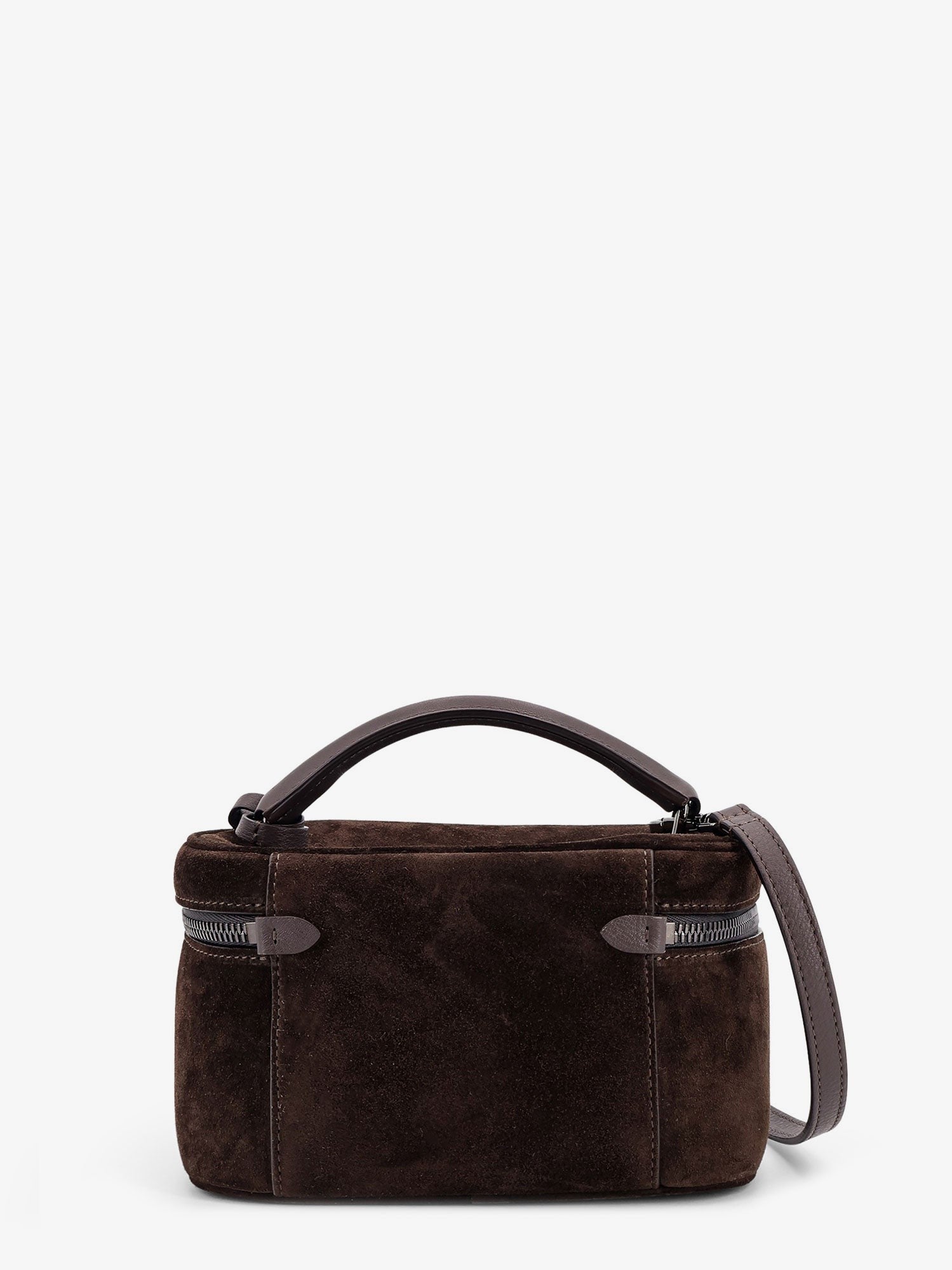Suede shoulder bag