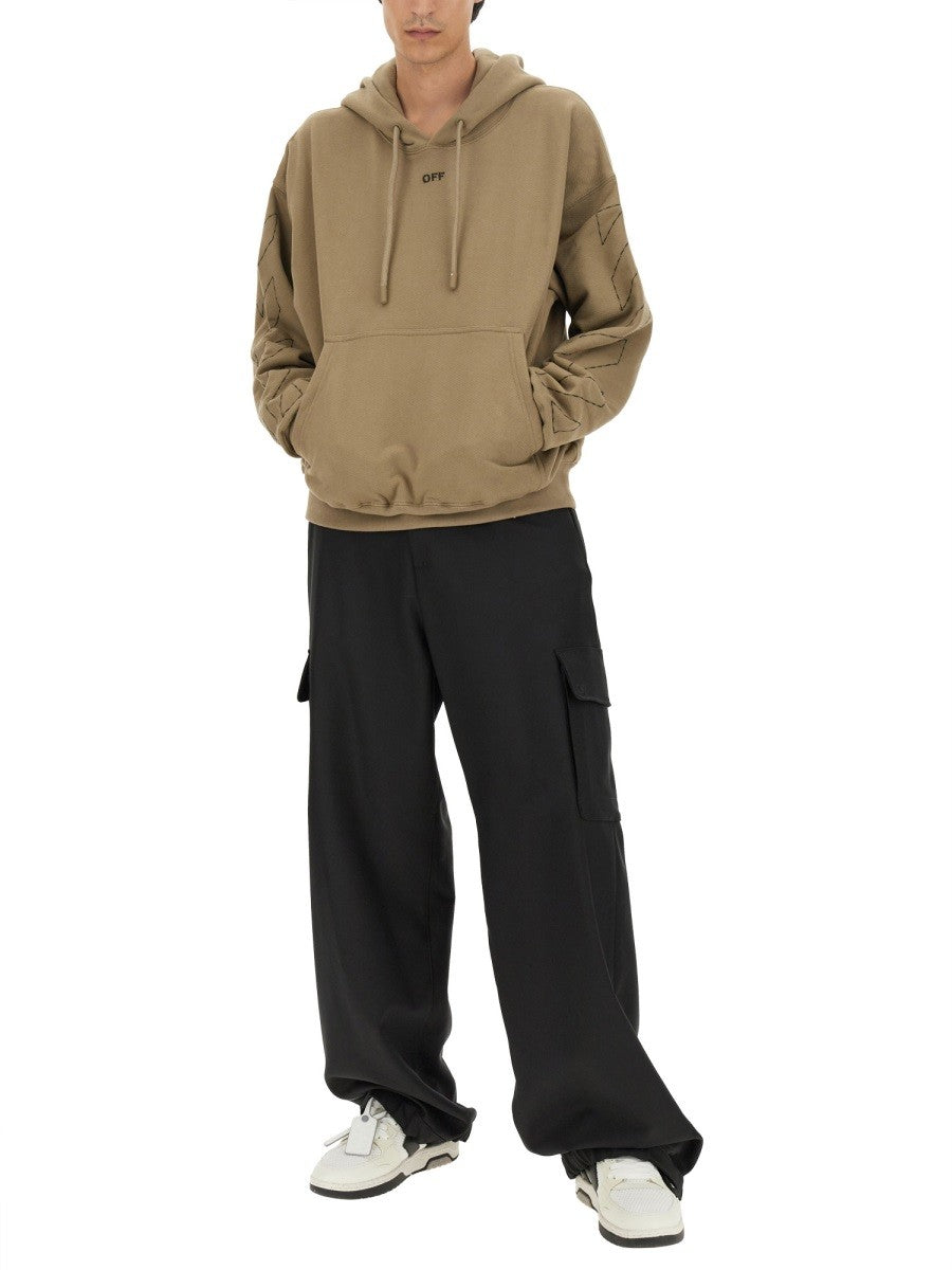 SWEATSHIRT WITH ARROW EMBROIDERY