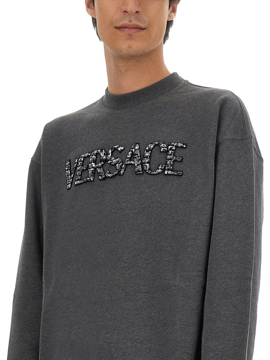 SWEATSHIRT WITH CROCODILE LOGO