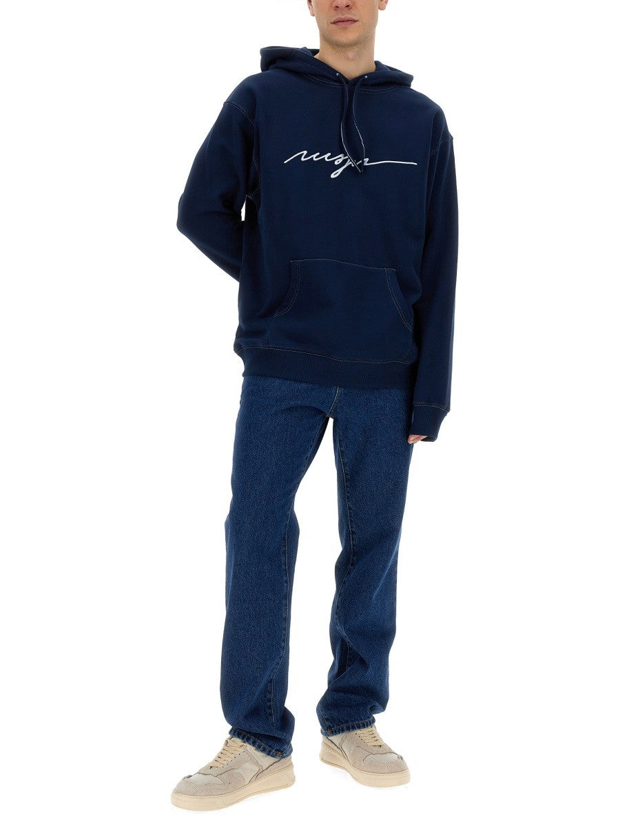 SWEATSHIRT WITH CURSIVE LOGO
