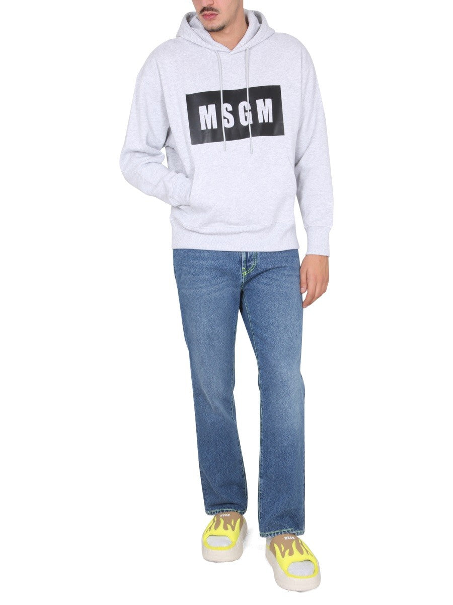 SWEATSHIRT WITH LOGO BOX