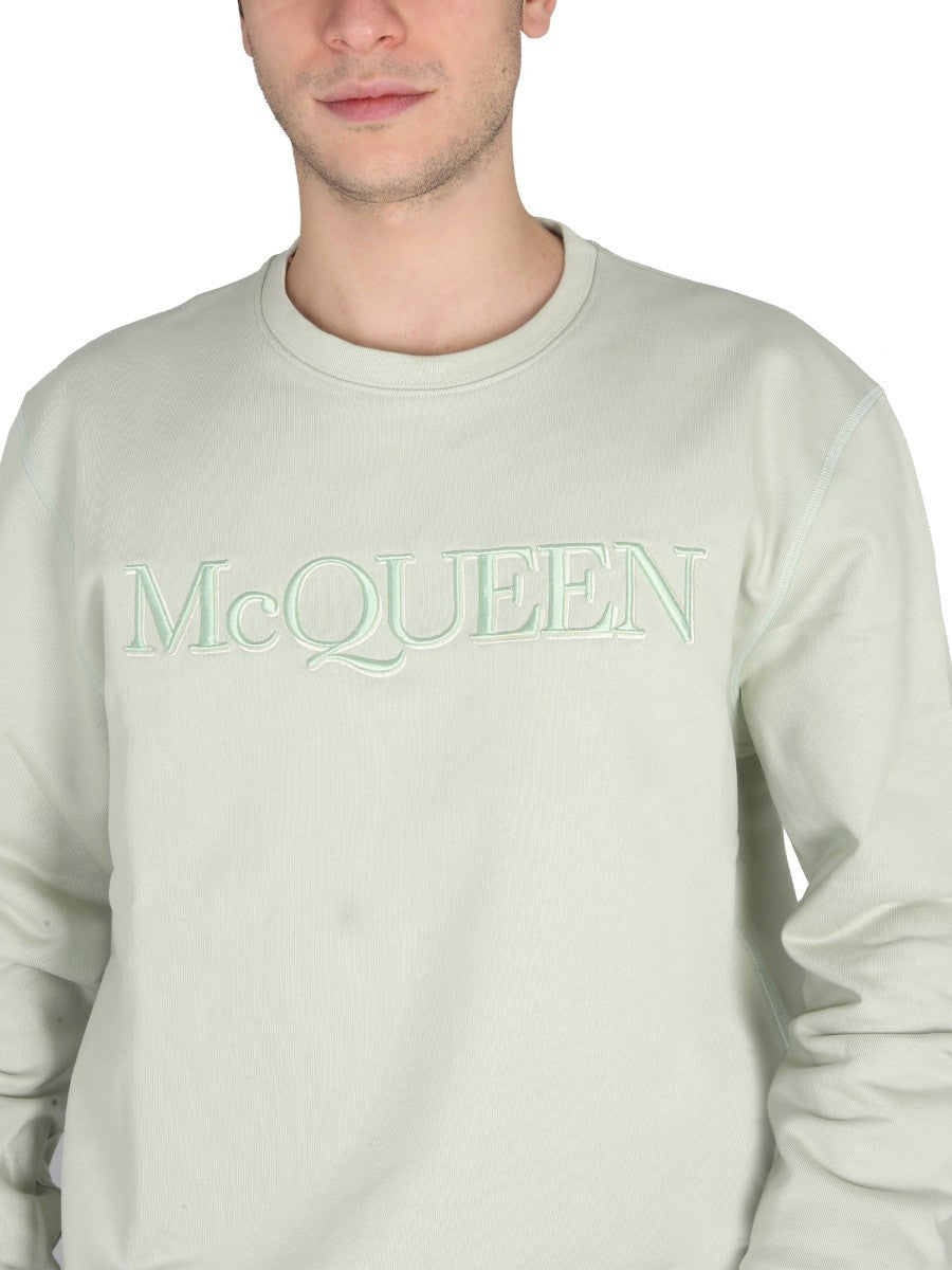SWEATSHIRT WITH LOGO EMBROIDERY
